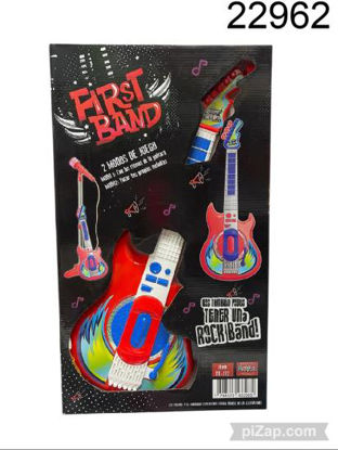 Imagen de MICROFONO DE PIE DOBLE CON GUITARRA  3.26